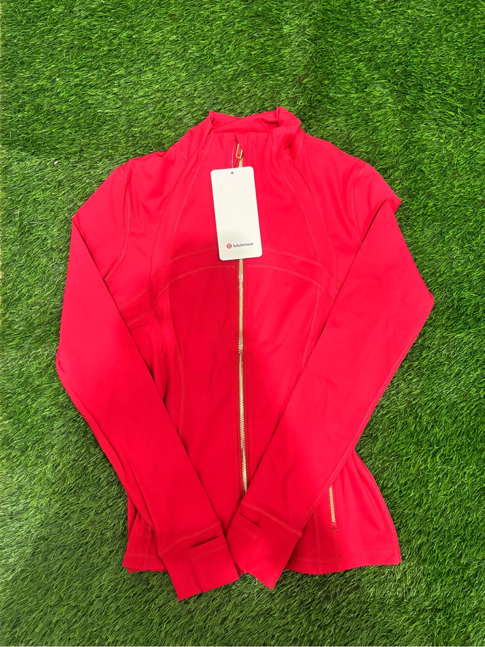 lululemon athletica Red Zip Jacket and Skirt Set - Picture 3 of 4